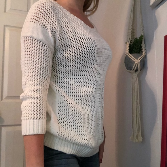 White J Crew Sweater☺️ - Picture 1 of 2